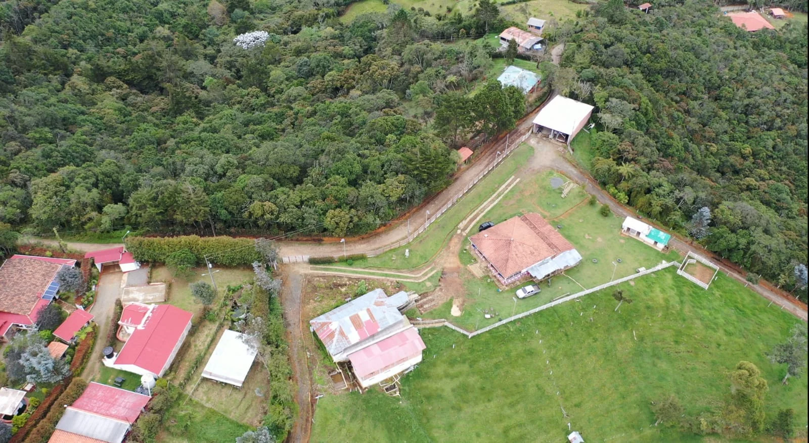 Construcciones y entorno desde el aire