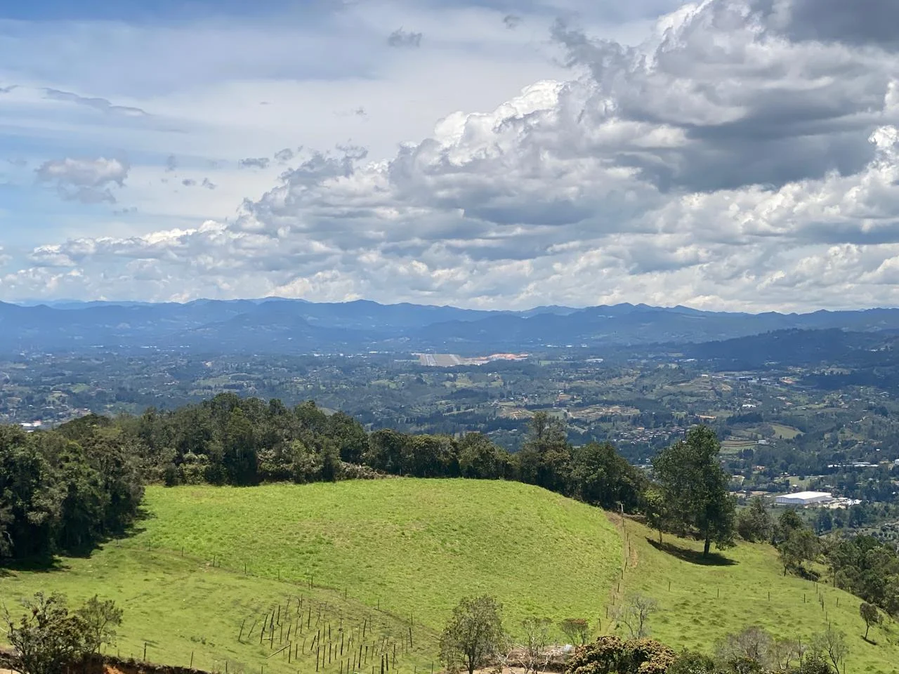 Vista hacia el entorno rural